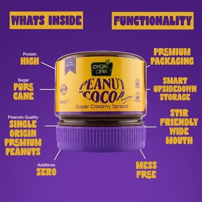 Peanut Cocoa | Super Creamy Spread | Fusion