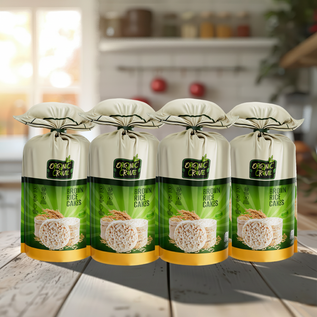 Brown Rice Cakes – Pack of Four