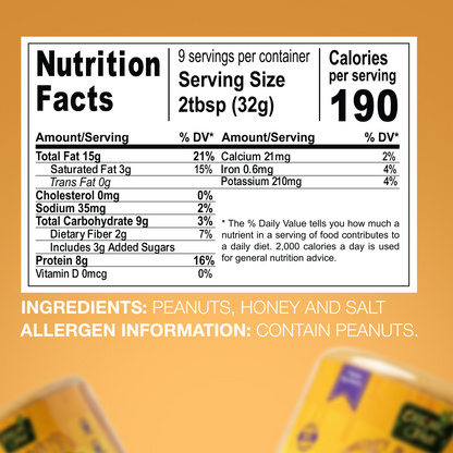 Peanut Butter Honey | Super Creamy Spread