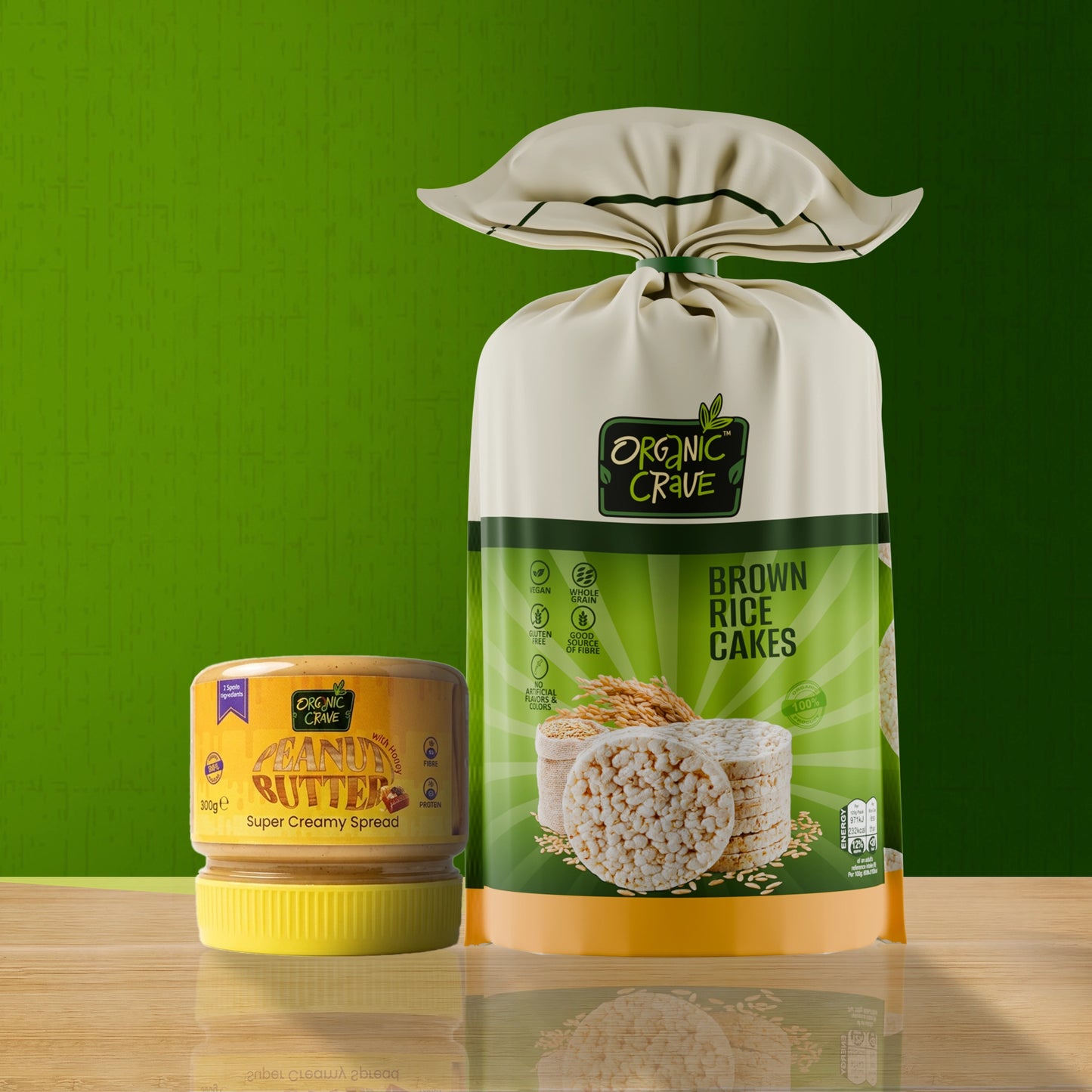 Brown Rice Cake | Peanut Butter Honey