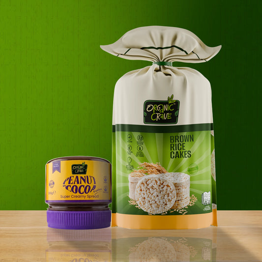 Brown Rice Cake | Peanut Cocoa