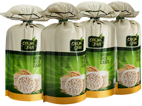 Brown Rice Cakes – Pack of Four