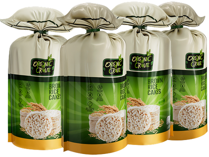 Brown Rice Cakes – Pack of Four