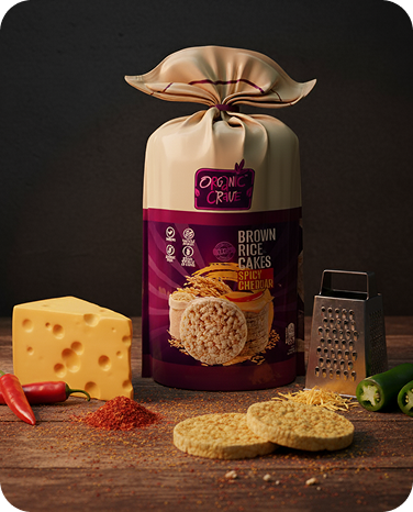 SPICY CHEDDAR Rice Cakes